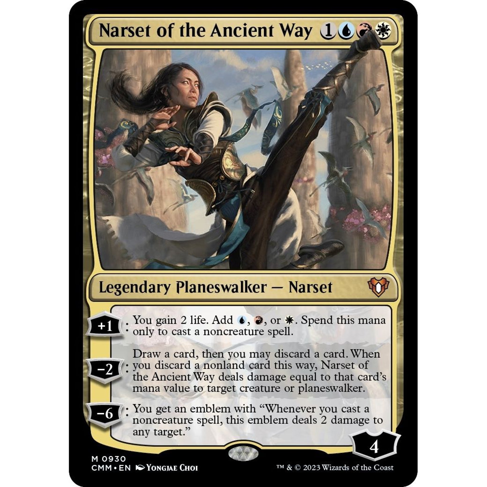 Image for Narset of the Ancient Way (930) (CMM) - Magic: The Gathering