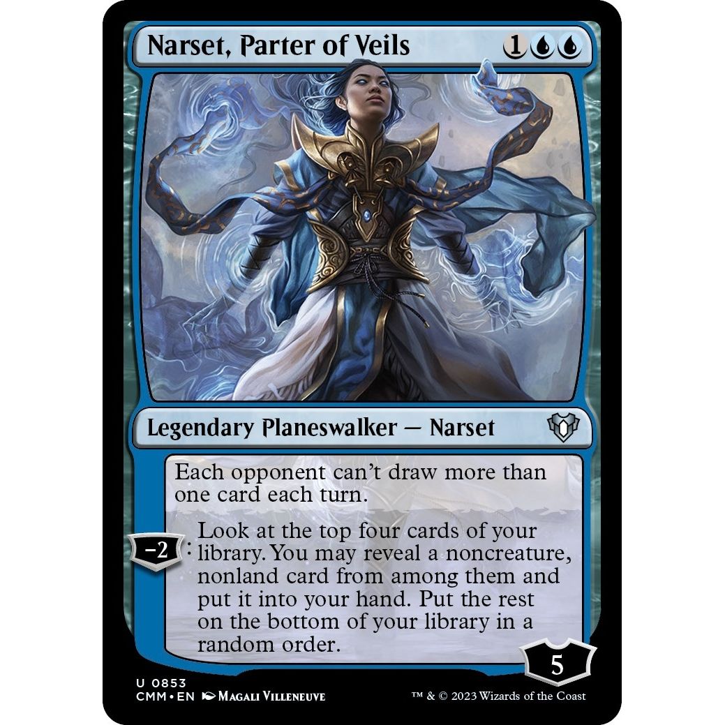 Image for Narset, Parter of Veils (853) (CMM) - Magic: The Gathering