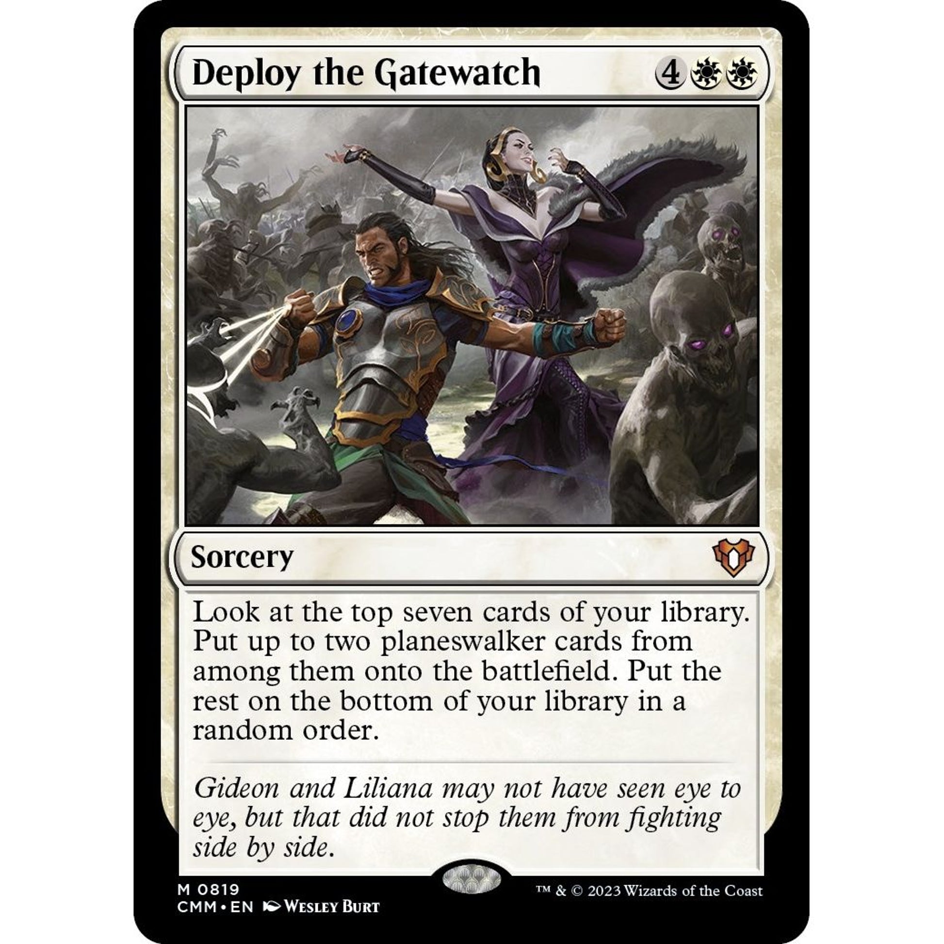 Image for Deploy the Gatewatch (819) (CMM) - Magic: The Gathering