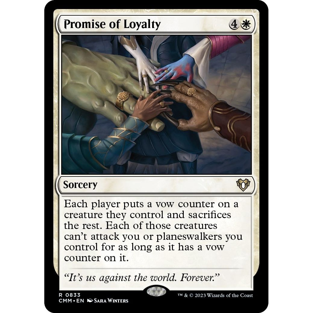 Image for Promise of Loyalty (833) (CMM) - Magic: The Gathering