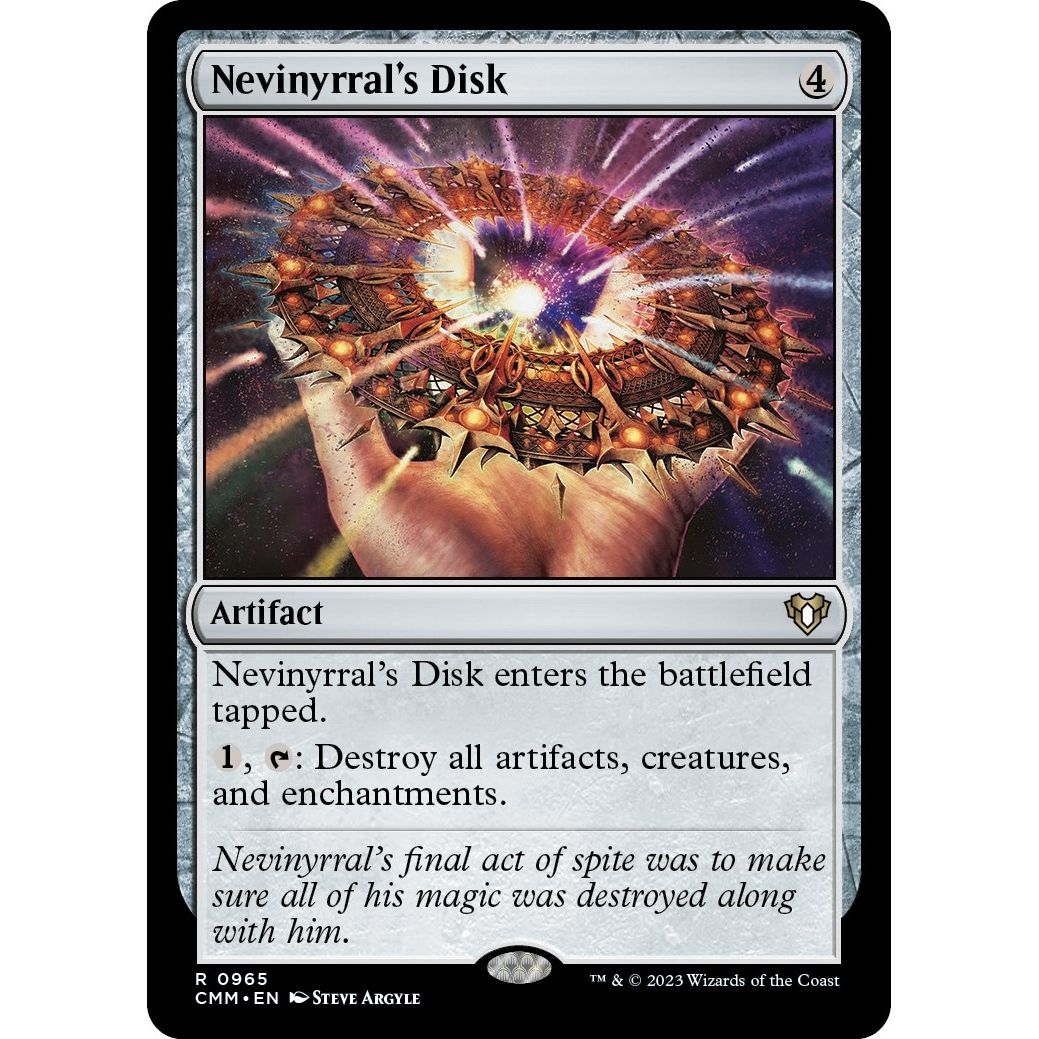 Image for Nevinyrral's Disk (965) (CMM) - Magic: The Gathering