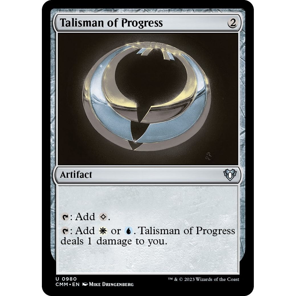 Image for Talisman of Progress (980) (CMM) - Magic: The Gathering