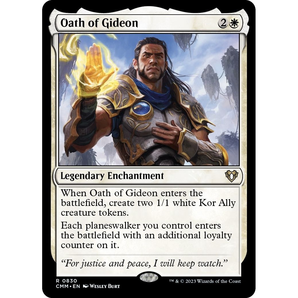 Image for Oath of Gideon (830) (CMM) - Magic: The Gathering