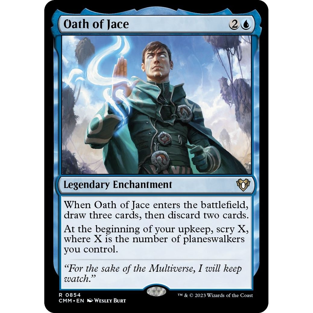 Image for Oath of Jace (854) (CMM) - Magic: The Gathering