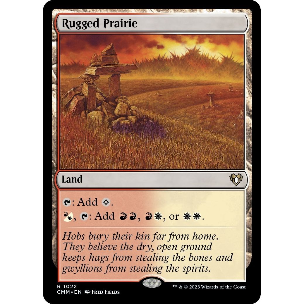 Image for Rugged Prairie (1022) (CMM) - Magic: The Gathering