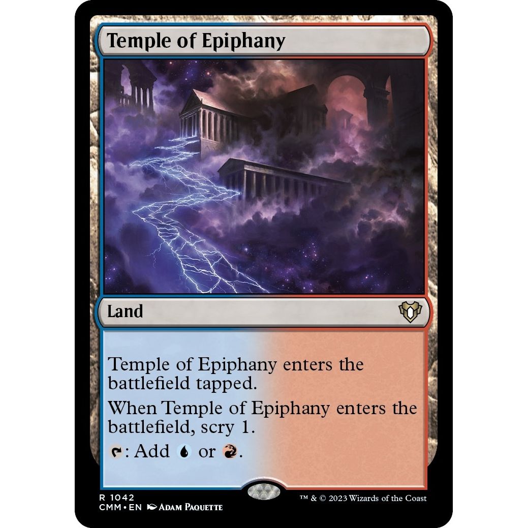 Image for Temple of Epiphany (1042) (CMM) - Magic: The Gathering