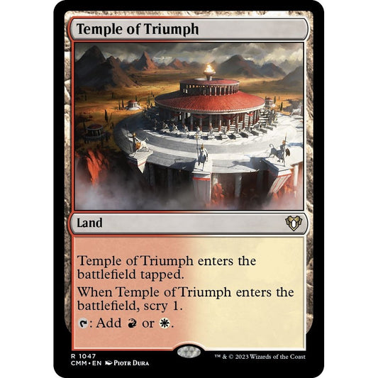 Image for Temple of Triumph (1047) (CMM) - Magic: The Gathering