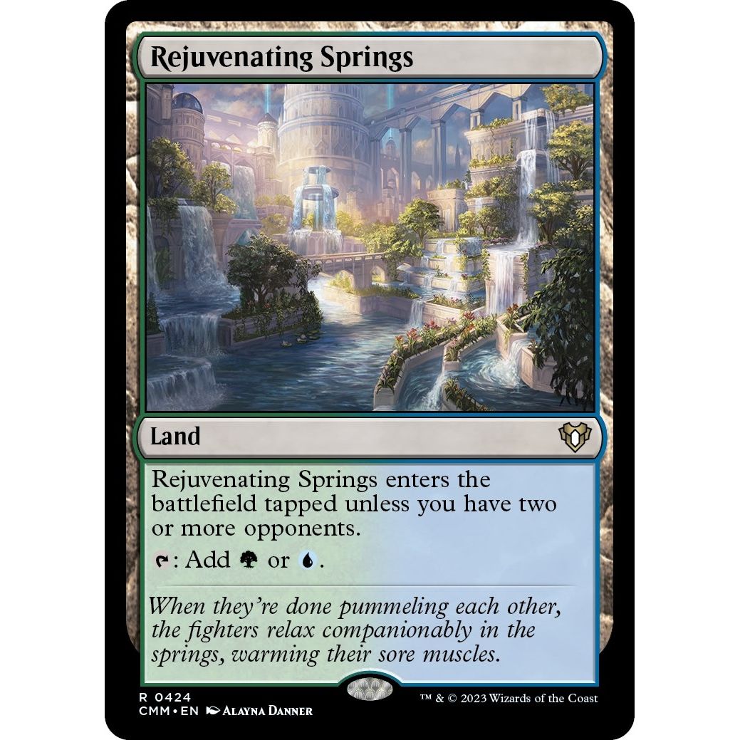 Image for Rejuvenating Springs (424) (CMM) - Magic: The Gathering