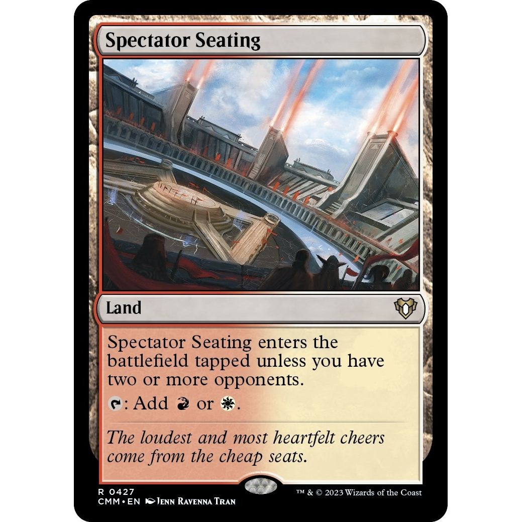 Image for Spectator Seating (427) (CMM) - Magic: The Gathering