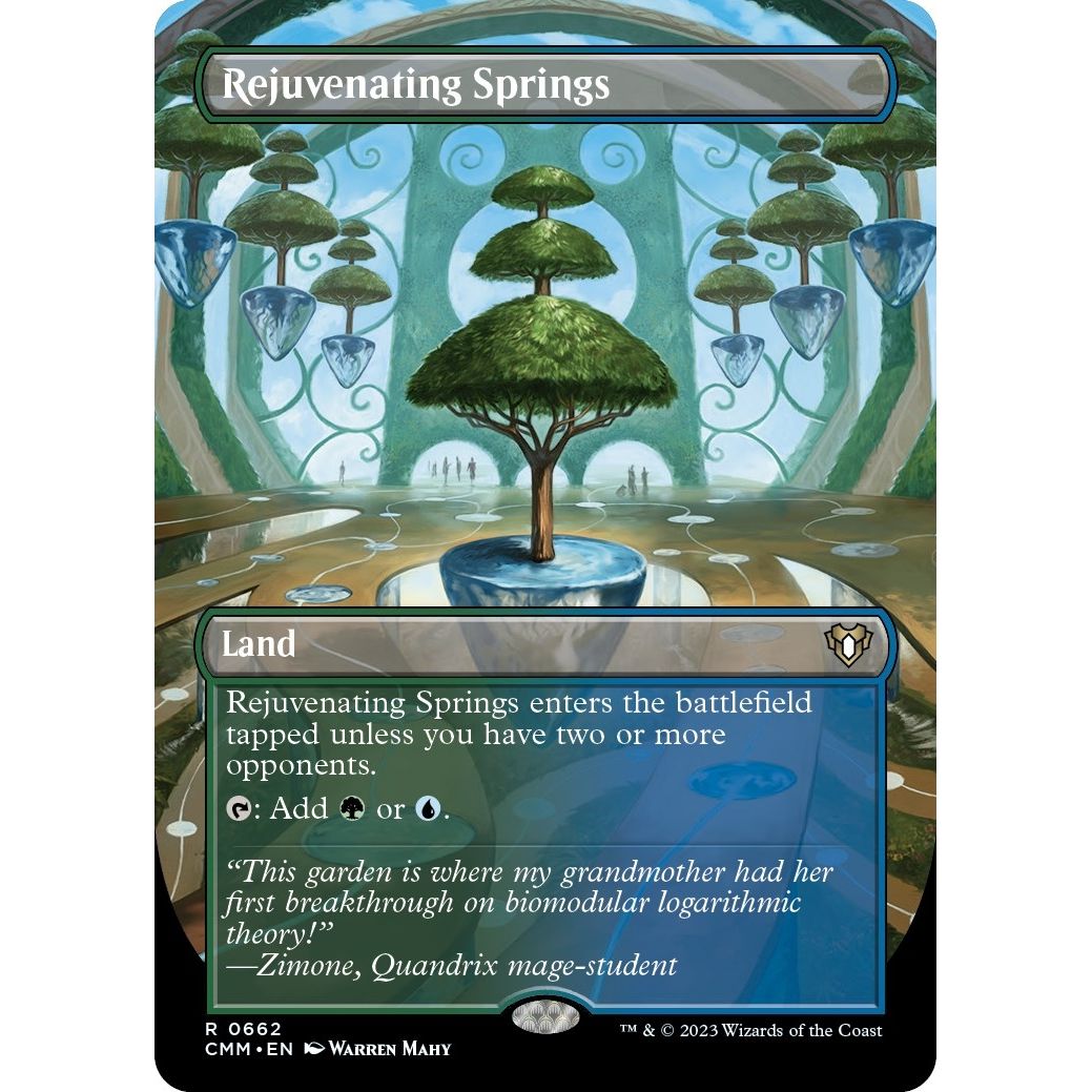 Image for Rejuvenating Springs (Borderless) (662) (CMM) - Magic: The Gathering