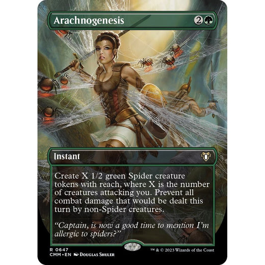 Image for Arachnogenesis (Borderless) (647) (CMM) - Magic: The Gathering