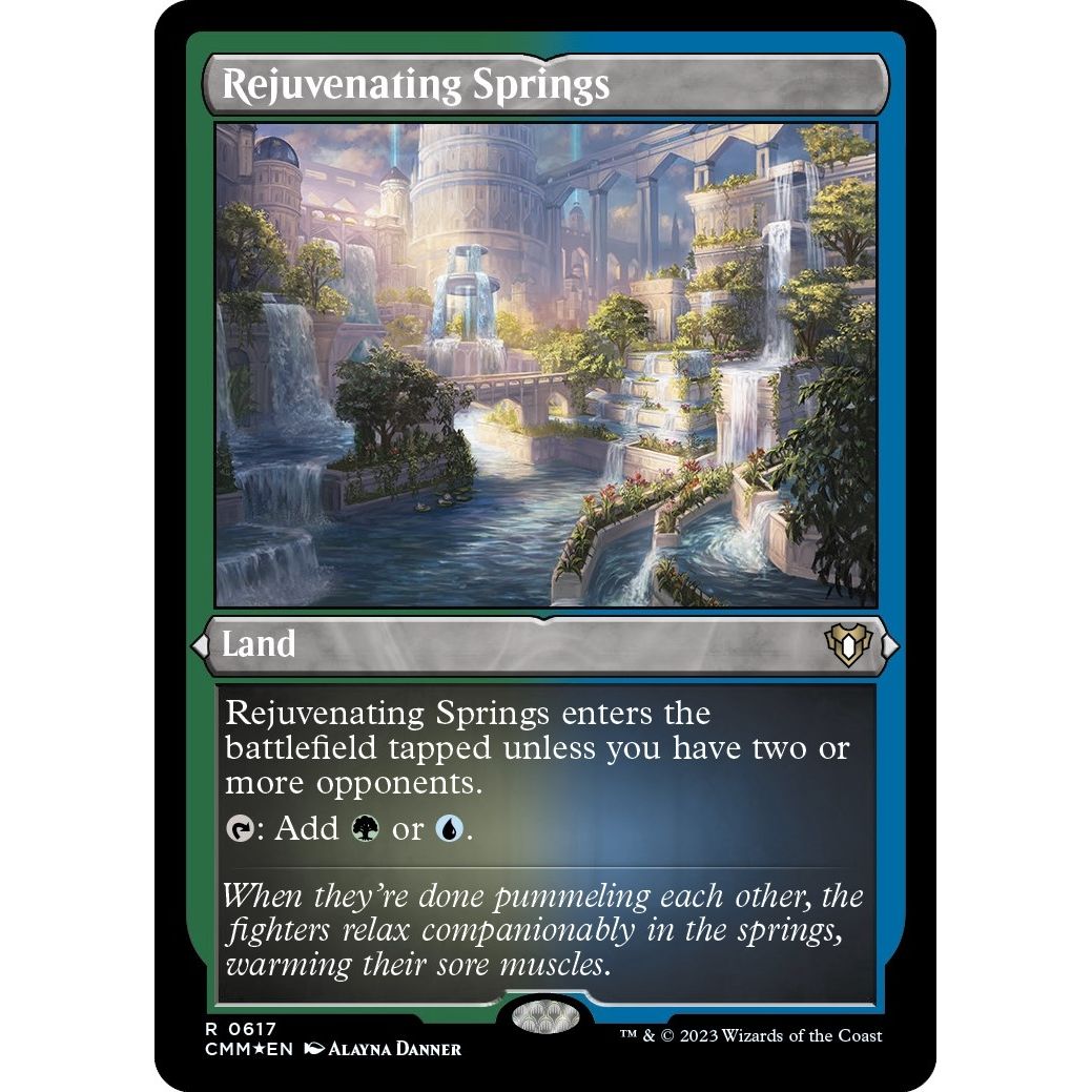 Image for Rejuvenating Springs (Foil Etched) (617) (CMM) - Magic: The Gathering