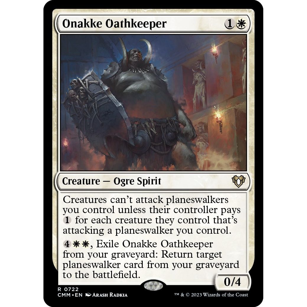 Image for Onakke Oathkeeper (722) (CMM) - Magic: The Gathering