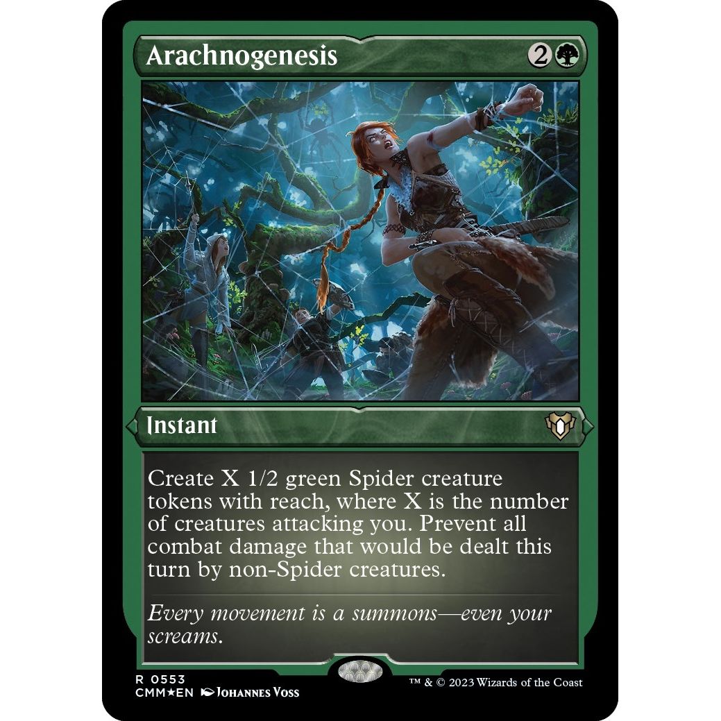 Image for Arachnogenesis (Foil Etched) (553) (CMM) - Magic: The Gathering