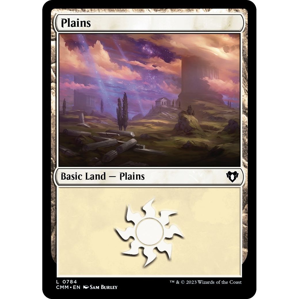 Image for Plains (0784) (784) (CMM) - Magic: The Gathering