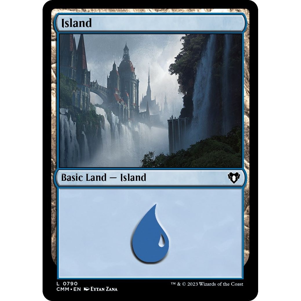Image for Island (0790) (790) (CMM) - Magic: The Gathering