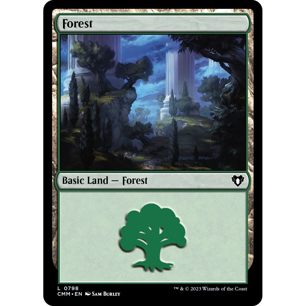 Image for Forest (0798) (798) (CMM) - Magic: The Gathering