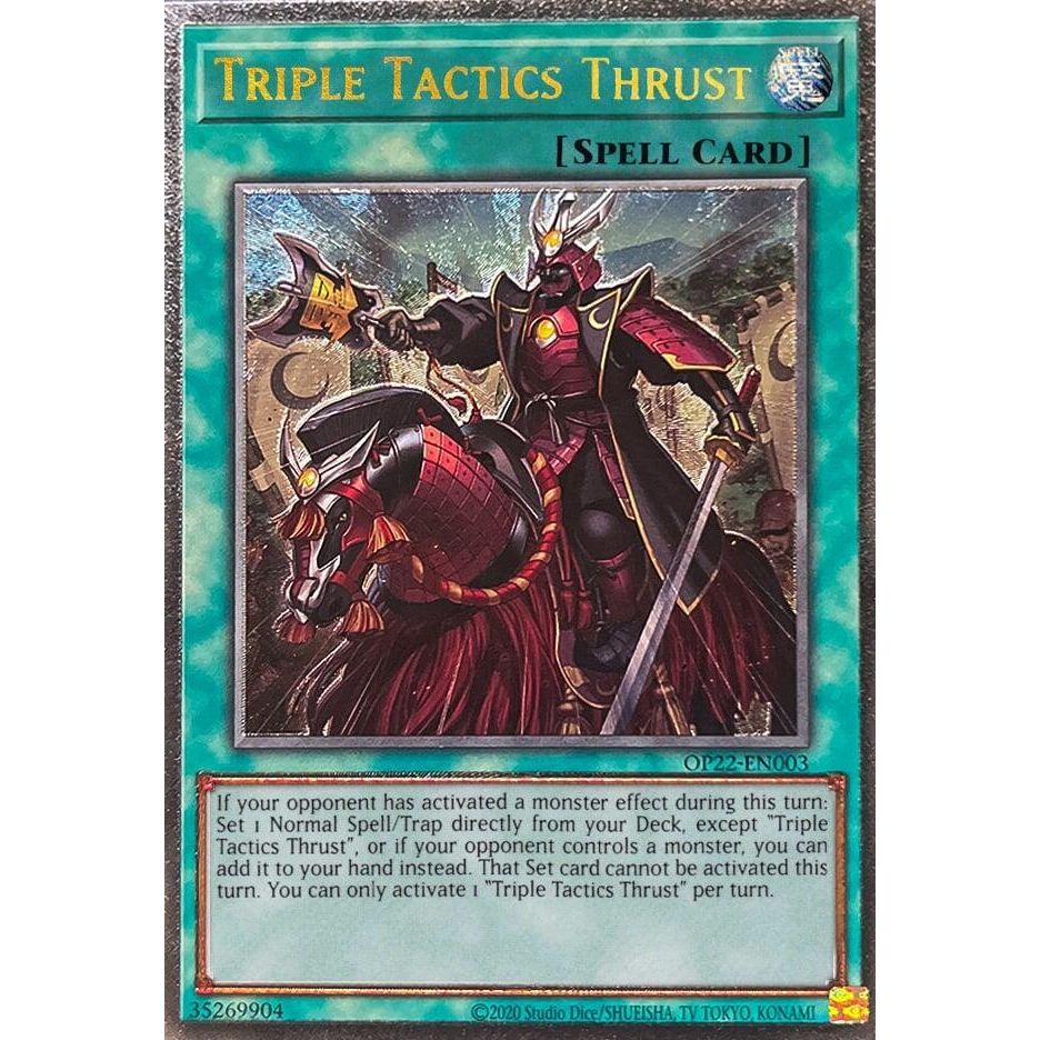 Image for Triple Tactics Thrust (UTR) (OP22-EN003) (OP22) - YuGiOh