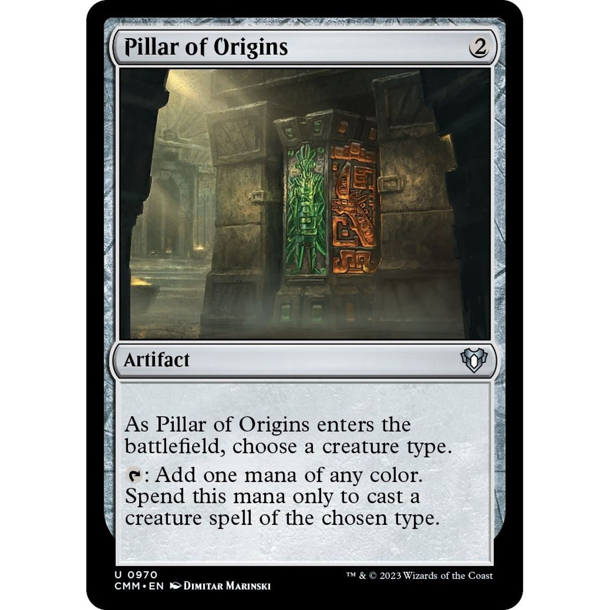 Image for Pillar of Origins (970) (CMM) - Magic: The Gathering