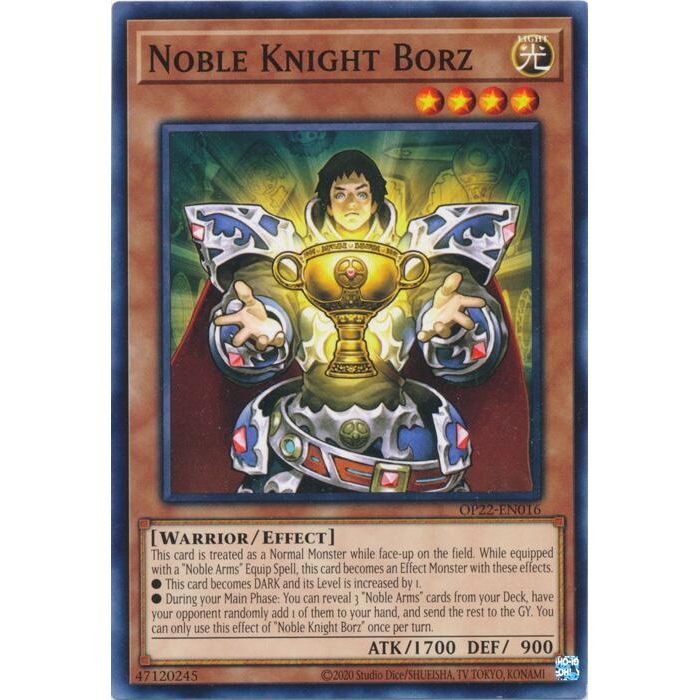 Image for Noble Knight Borz (OP22-EN016) (OP22) - YuGiOh
