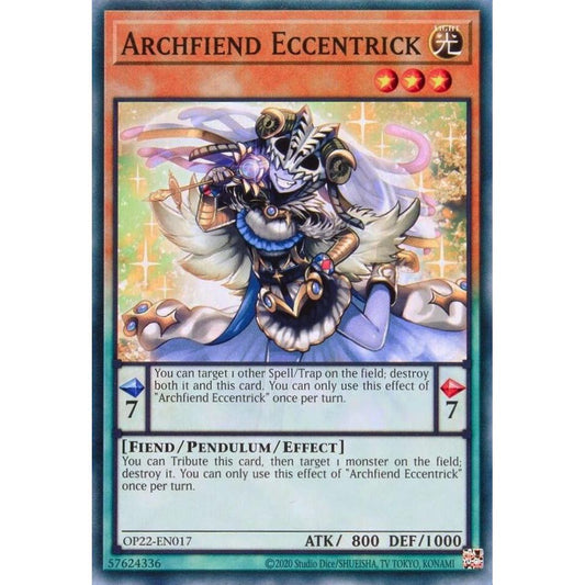 Image for Archfiend Eccentrick (OP22-EN017) (OP22) - YuGiOh