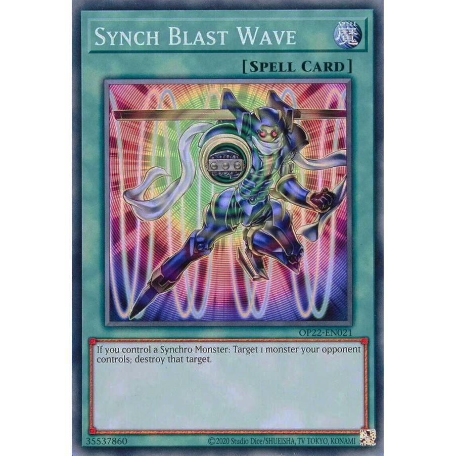 Image for Synch Blast Wave (OP22-EN021) (OP22) - YuGiOh