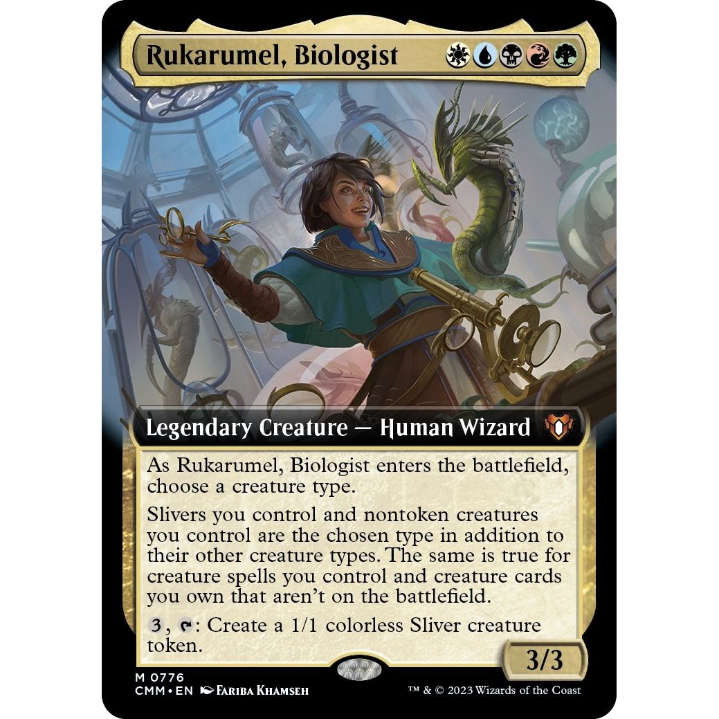Image for Rukarumel, Biologist (Extended Art) (776) (CMM) - Magic: The Gathering