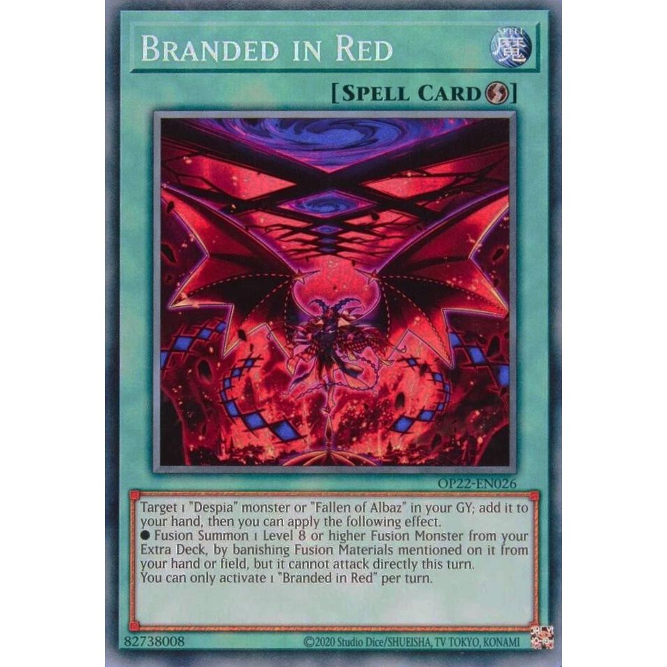 Image for Branded in Red (OP22-EN026) (OP22) - YuGiOh
