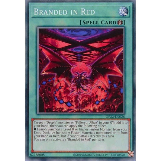 Image for Branded in Red (OP22-EN026) (OP22) - YuGiOh