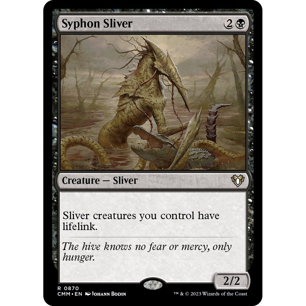 Image for Syphon Sliver (870) (CMM) - Magic: The Gathering