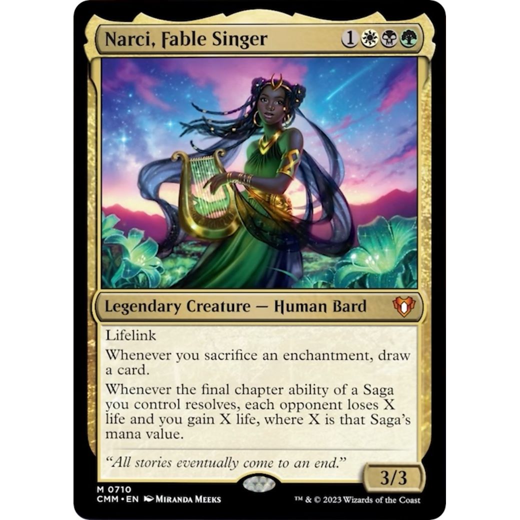 Image for Narci, Fable Singer (710) (CMM) - Magic: The Gathering