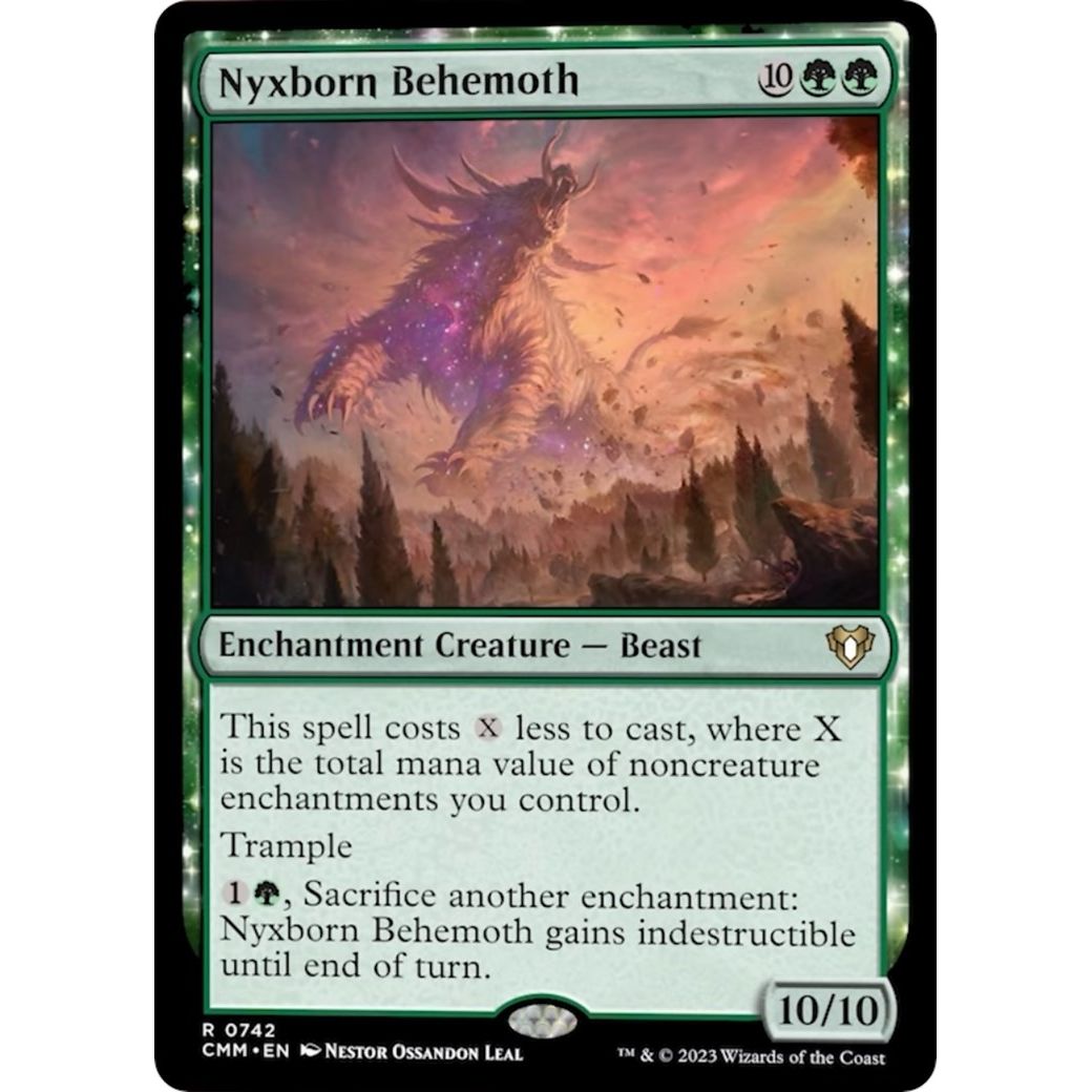 Image for Nyxborn Behemoth (742) (CMM) - Magic: The Gathering