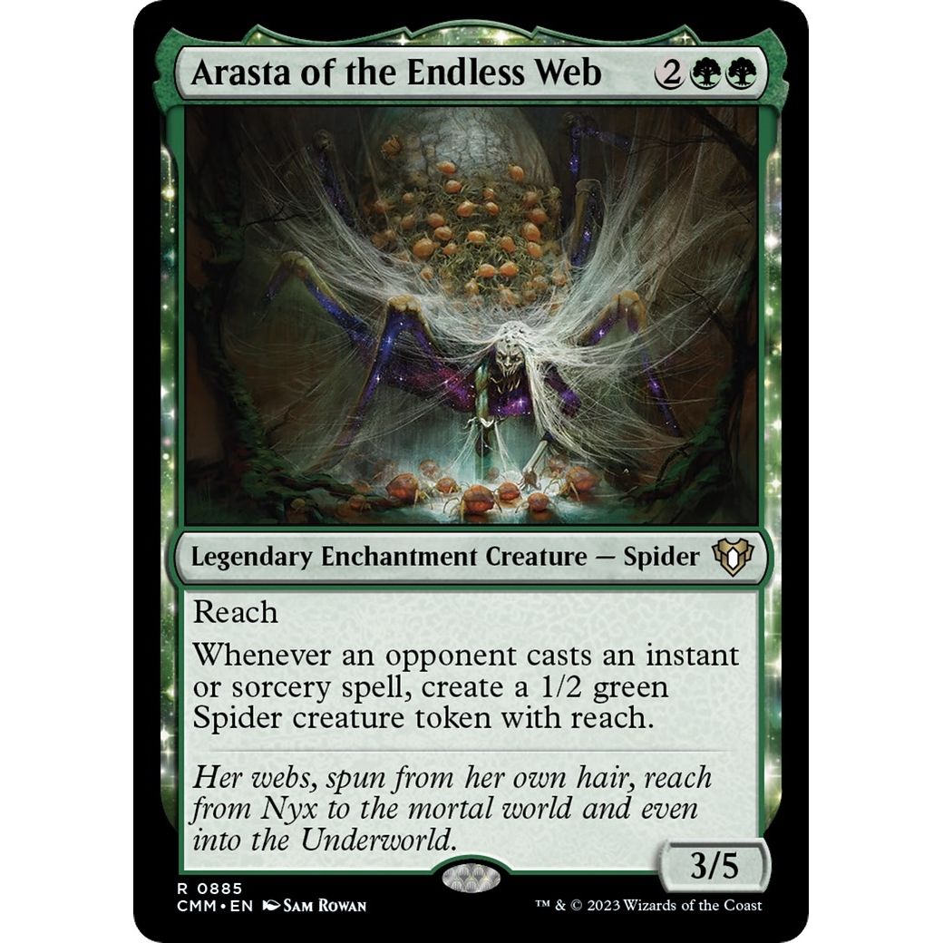 Image for Arasta of the Endless Web (885) (CMM) - Magic: The Gathering