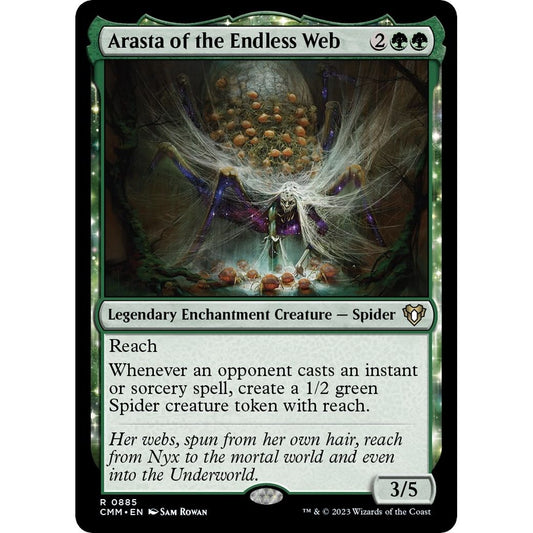 Image for Arasta of the Endless Web (885) (CMM) - Magic: The Gathering