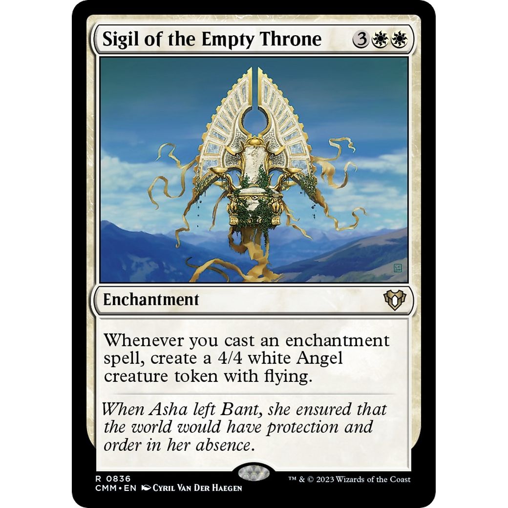 Image for Sigil of the Empty Throne (836) (CMM) - Magic: The Gathering