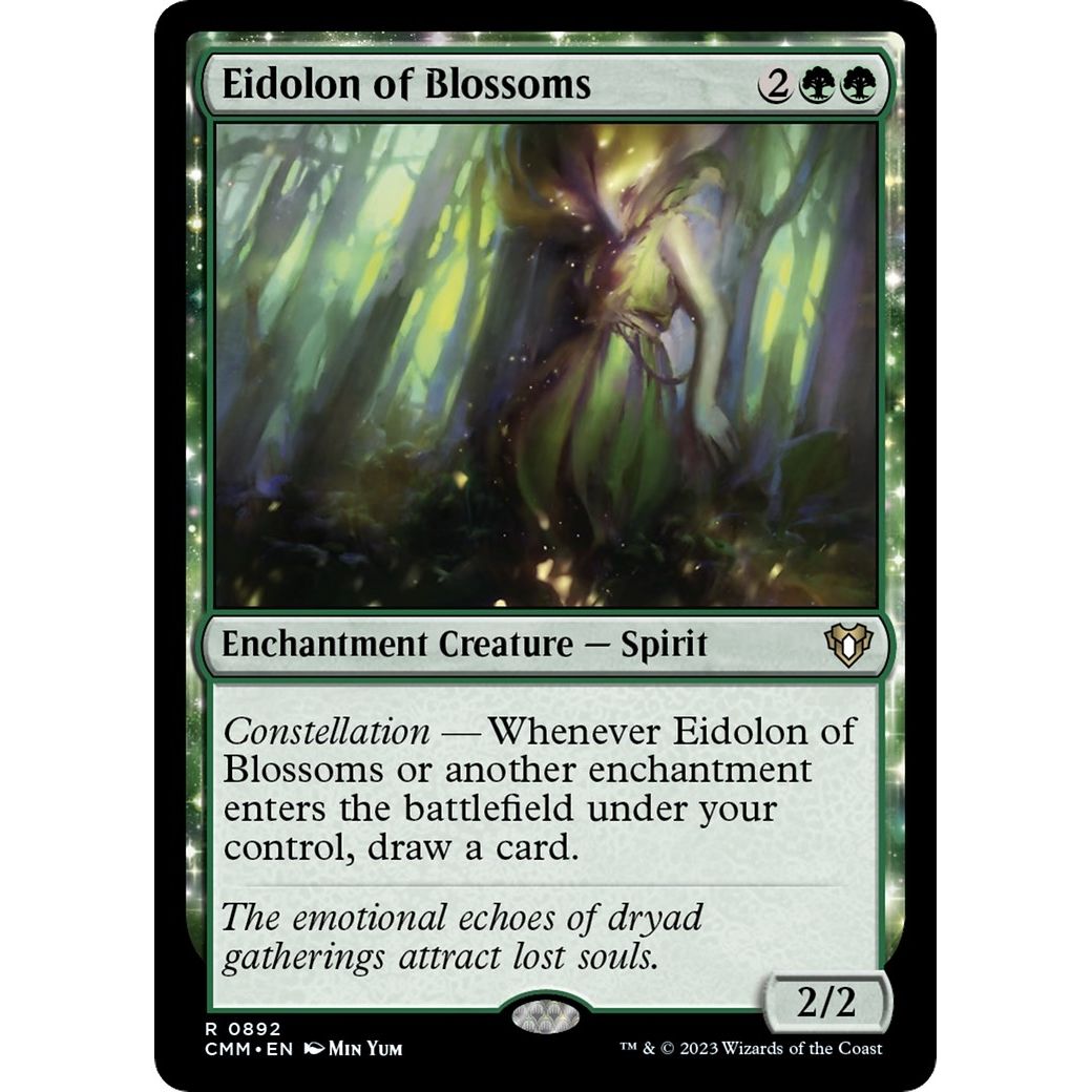 Image for Eidolon of Blossoms (892) (CMM) - Magic: The Gathering