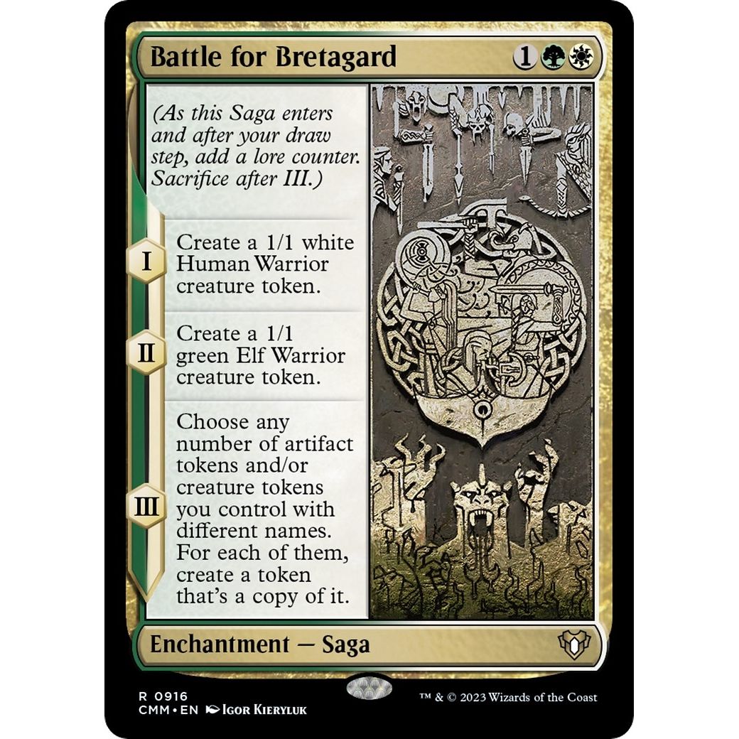 Image for Battle for Bretagard (916) (CMM) - Magic: The Gathering