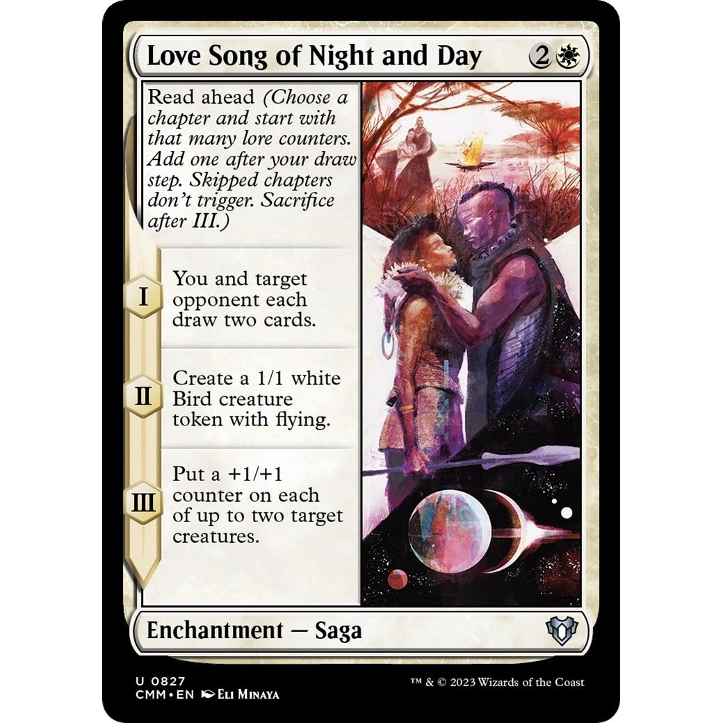 Image for Love Song of Night and Day (827) (CMM) - Magic: The Gathering