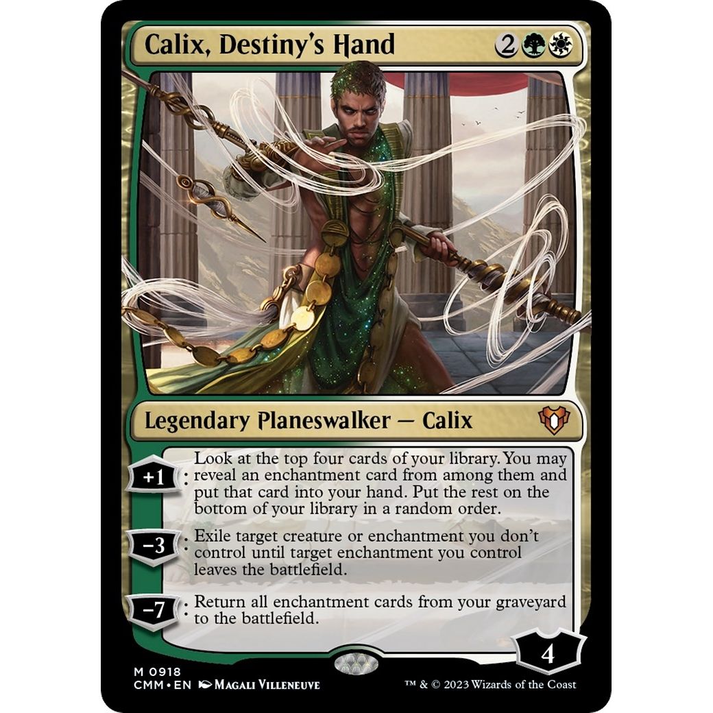 Image for Calix, Destiny's Hand (918) (CMM) - Magic: The Gathering
