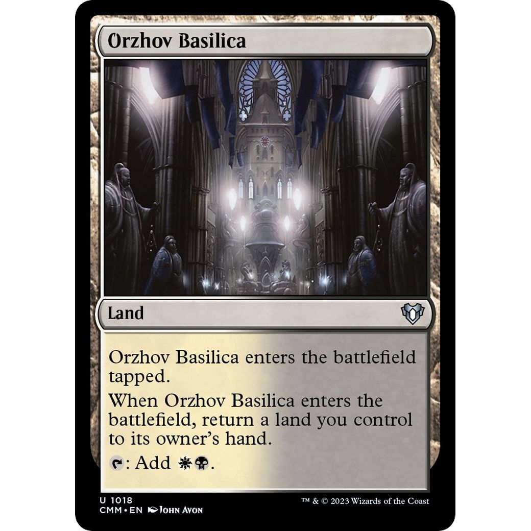 Image for Orzhov Basilica (1018) (CMM) - Magic: The Gathering