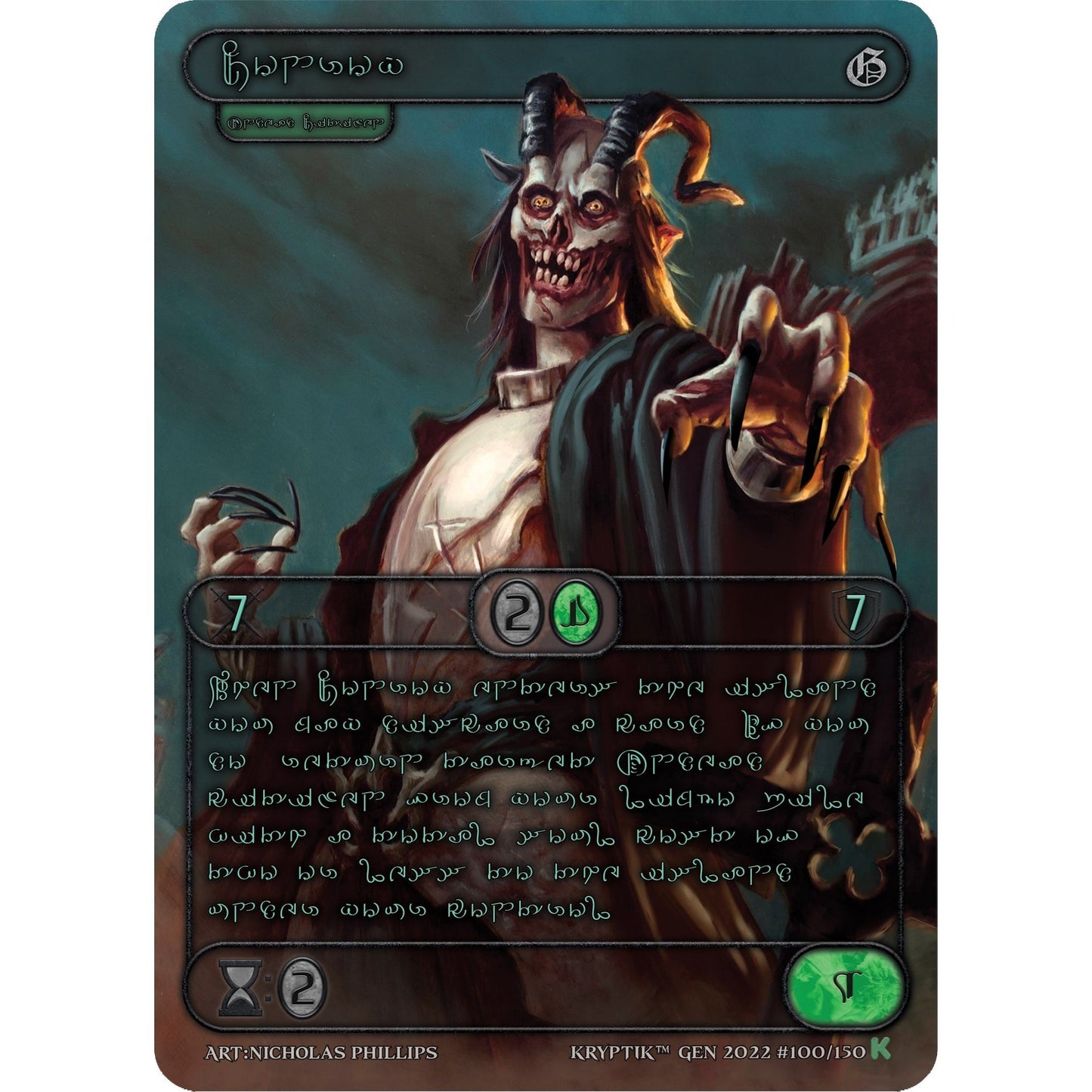 Image for Conroy (Green Kryptik Language) (100) (KPT) - Kryptik TCG