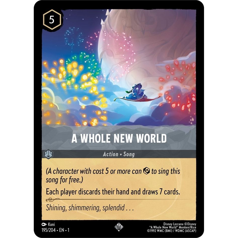 Image for A Whole New World (195/204) (1) - Disney Lorcana