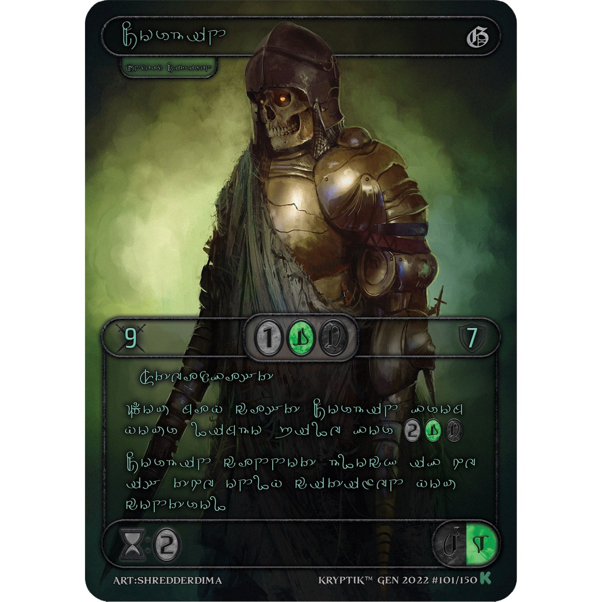 Image for Corbin (Green Kryptik Language) (101) (KPT) - Kryptik TCG