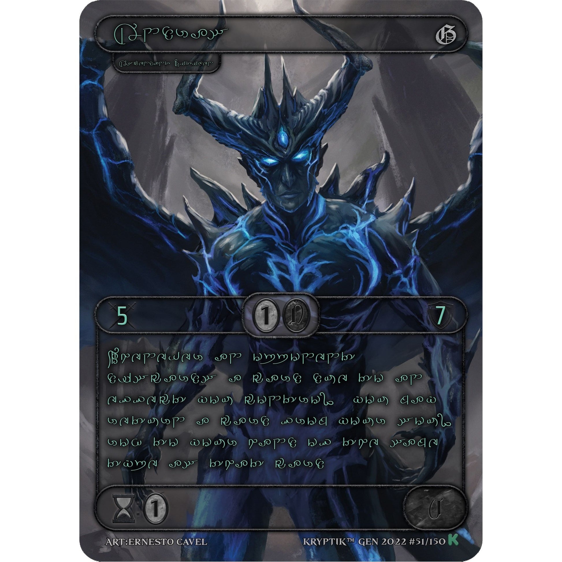 Image for Andras (Green Kryptik Language) (51) (KPT) - Kryptik TCG