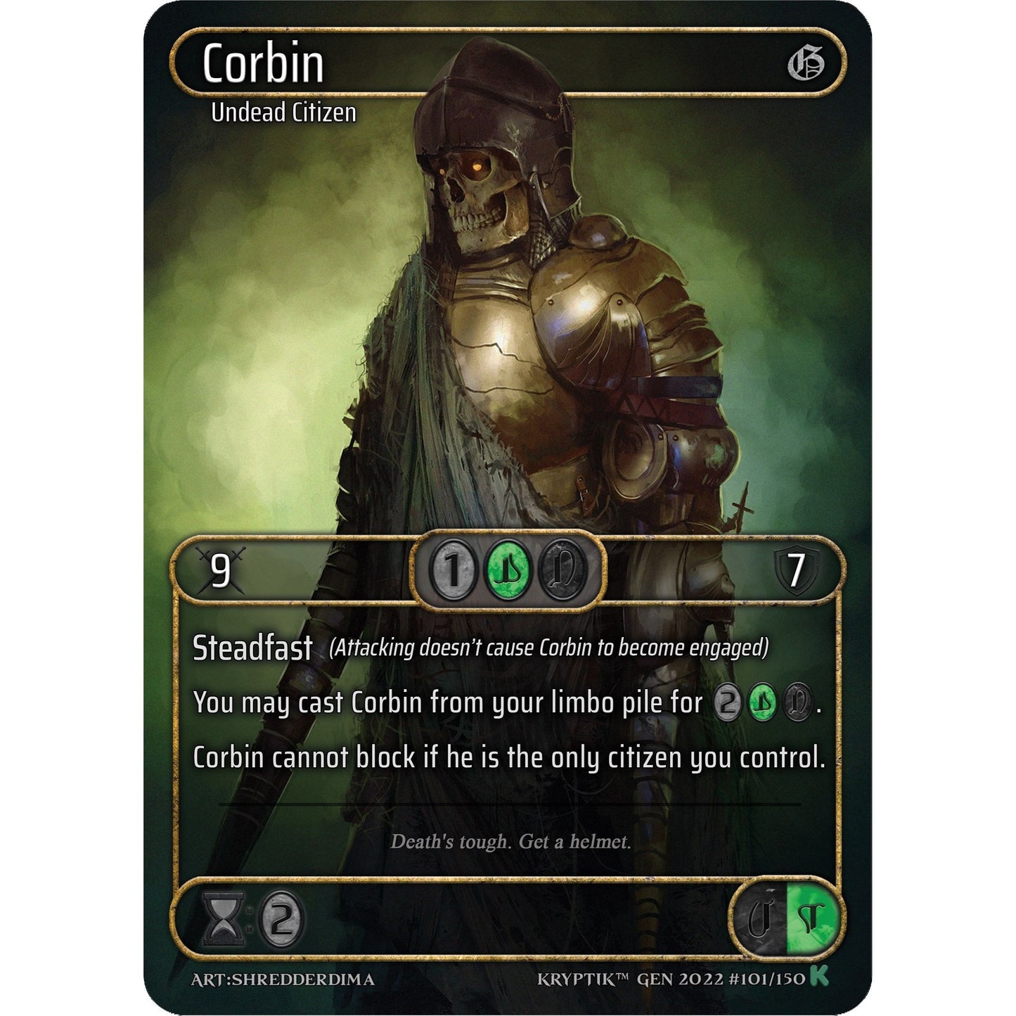 Image for Corbin (Box Topper) (101) (KPT) - Kryptik TCG