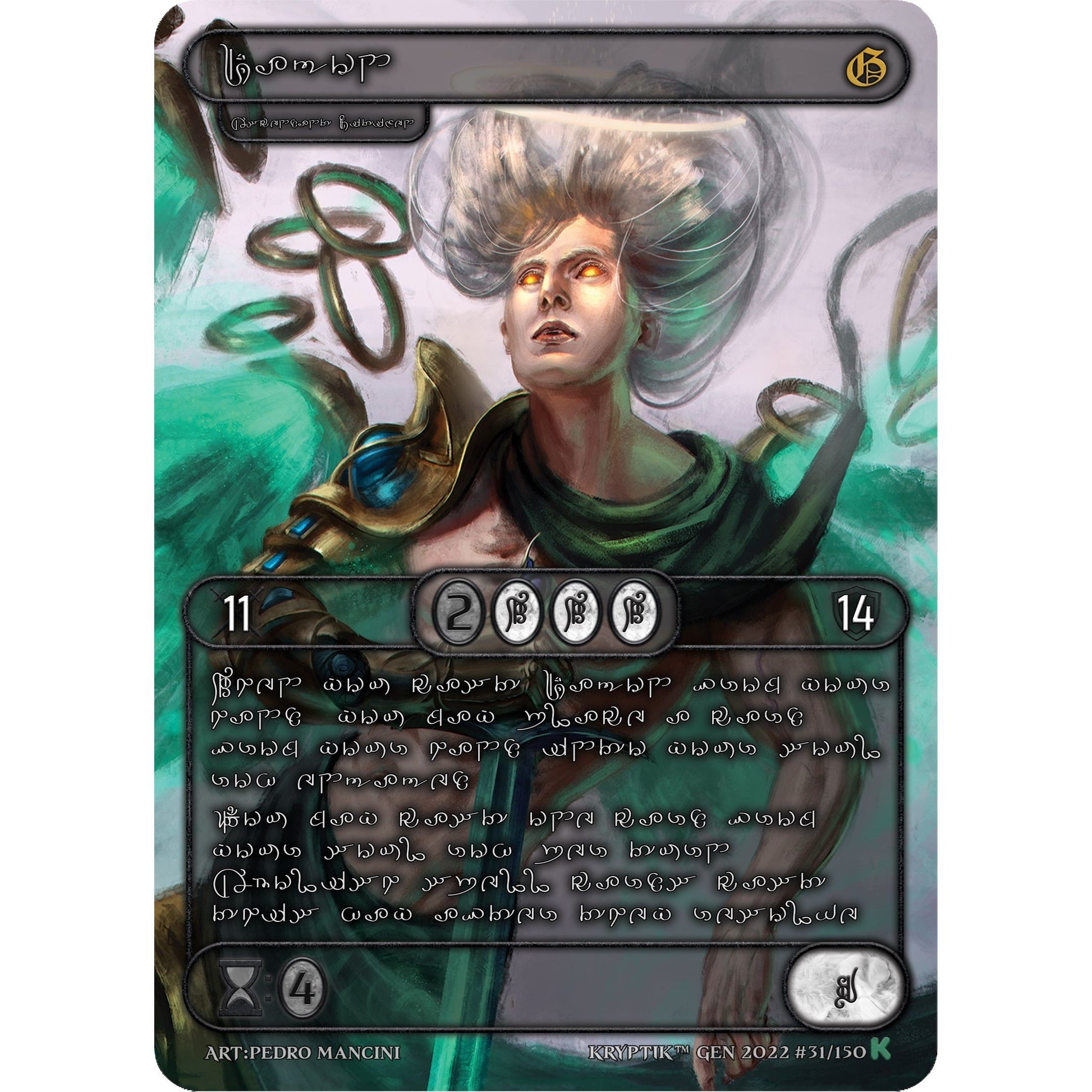 Image for Dagon (Silver Kryptik Language) (31) (KPT) - Kryptik TCG