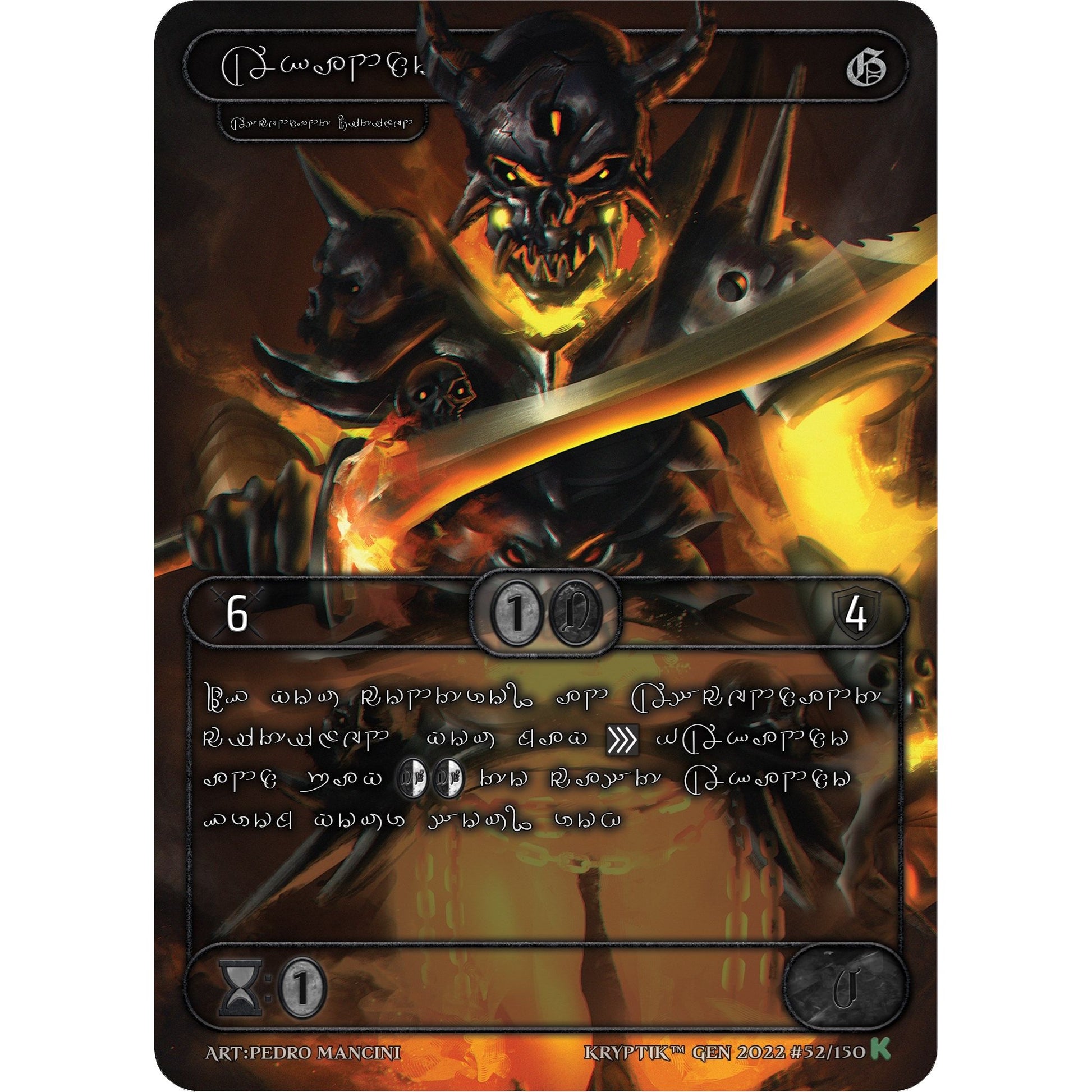 Image for Akando (Silver Kryptik Language) (52) (KPT) - Kryptik TCG