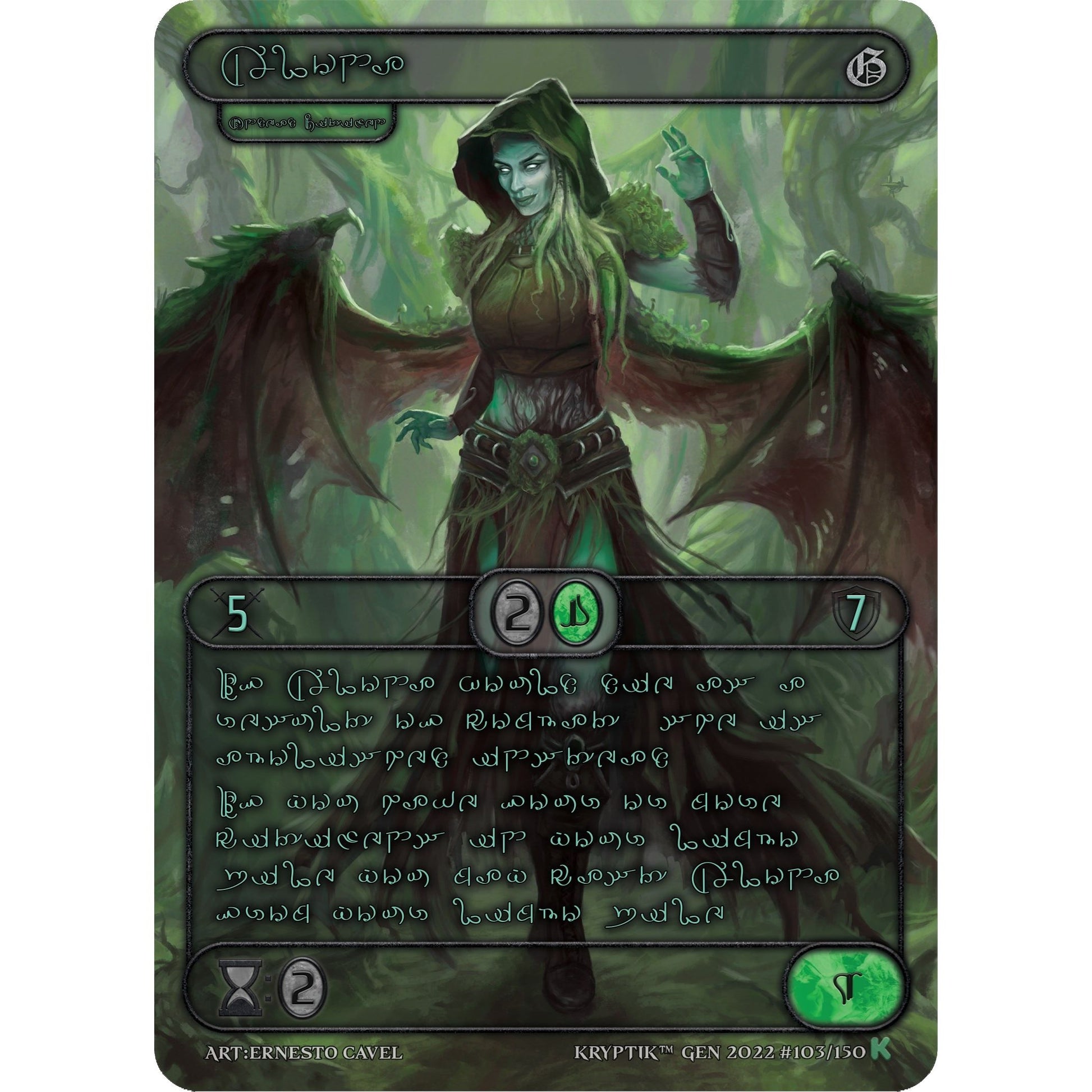 Image for Alona (Green Kryptik Language) (103) (KPT) - Kryptik TCG