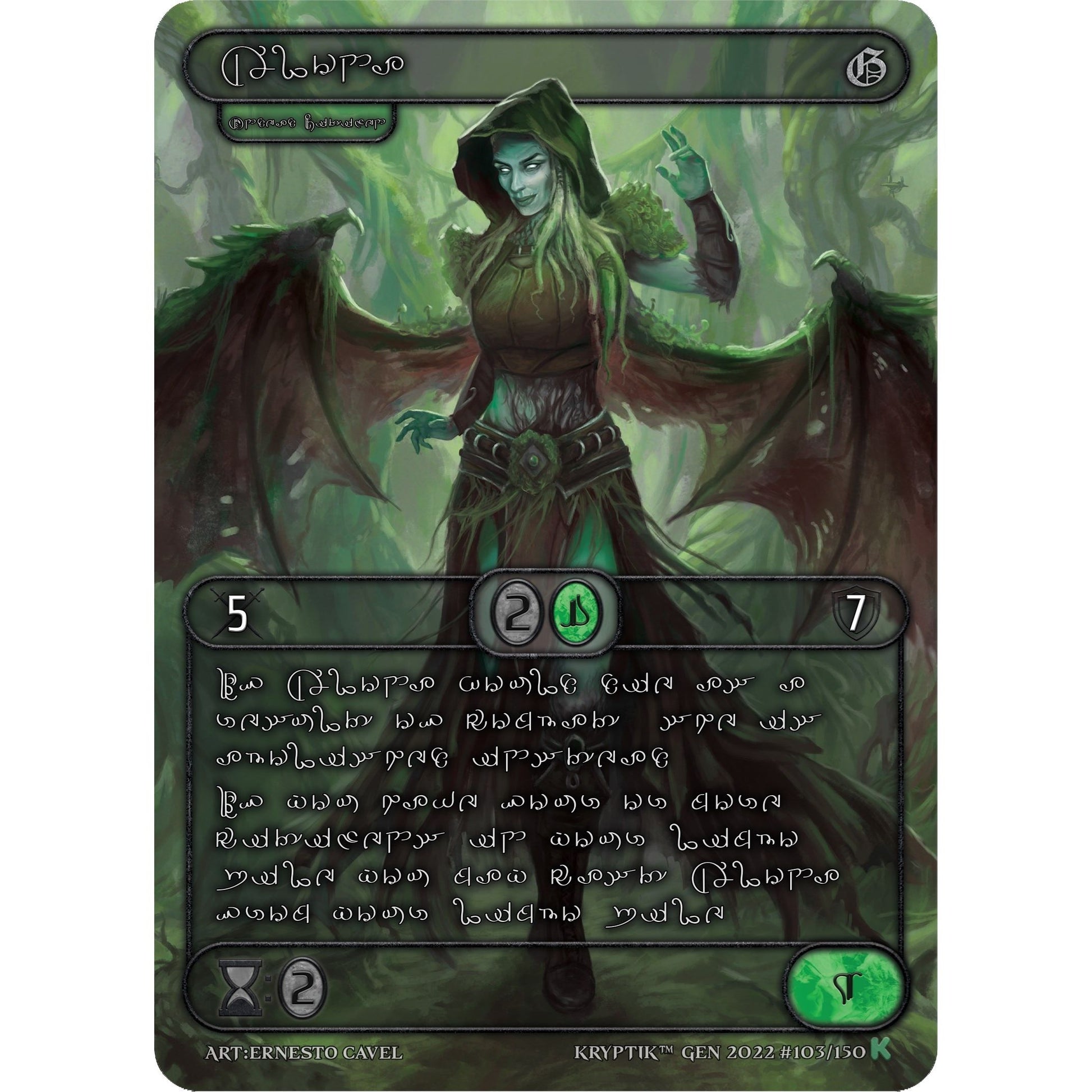 Image for Alona (Silver Kryptik Language) (103) (KPT) - Kryptik TCG