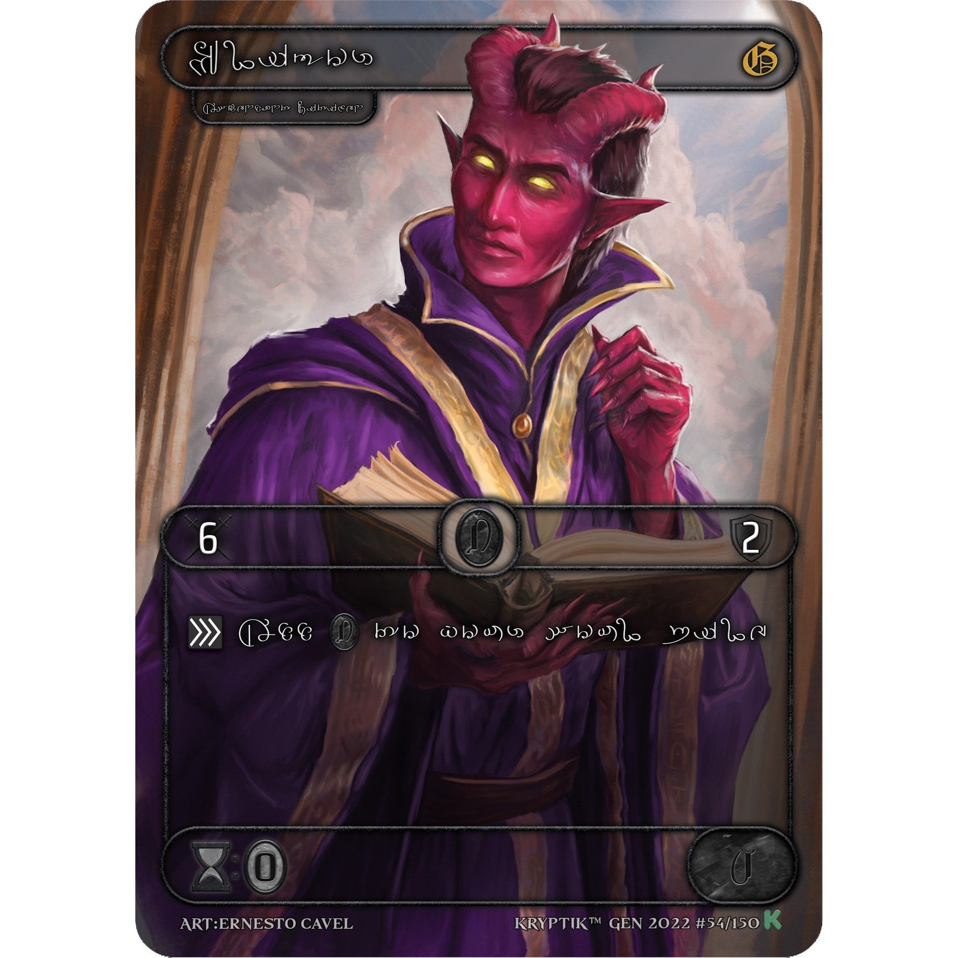 Image for Eligor (Silver Kryptik Language) (54) (KPT) - Kryptik TCG